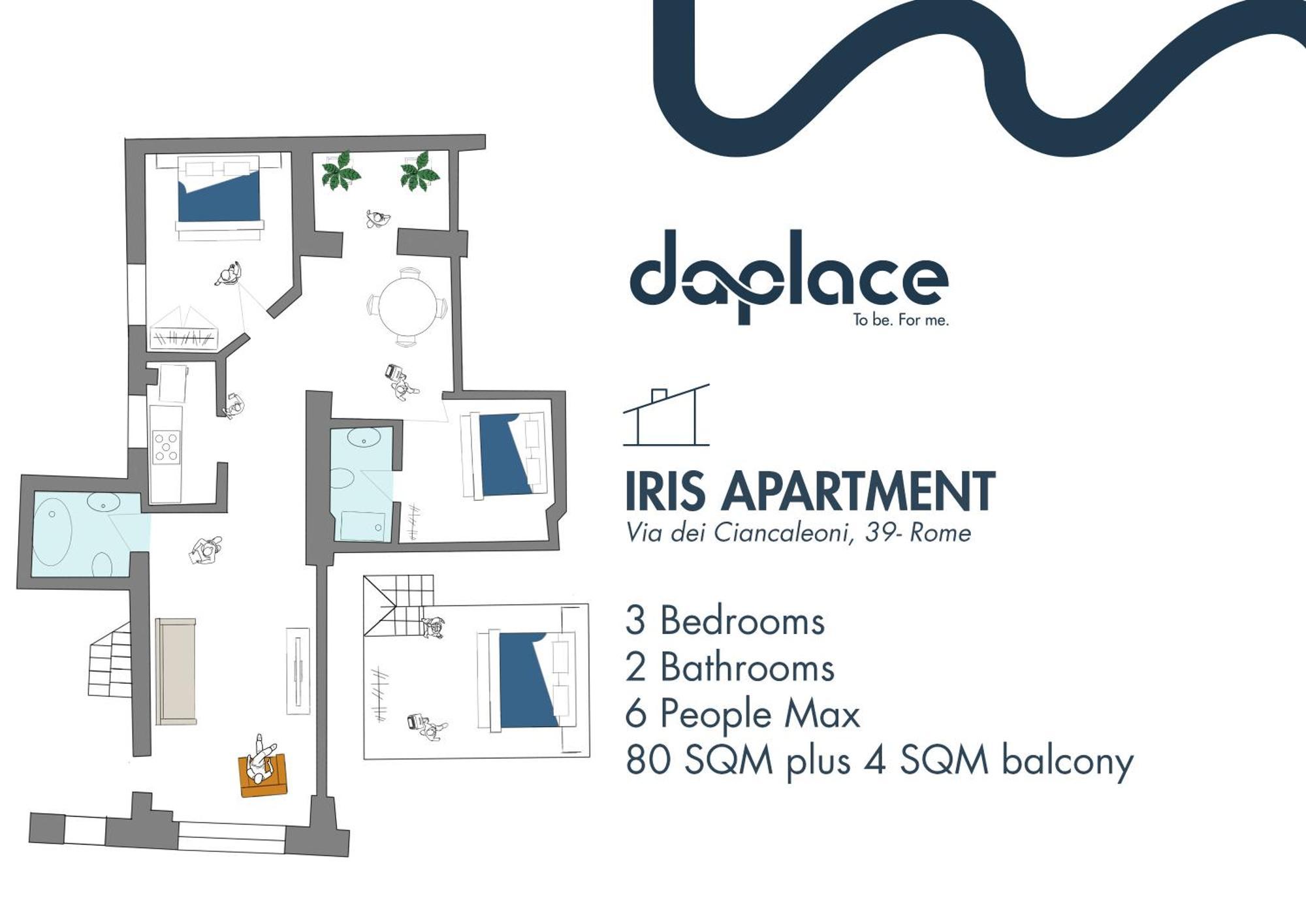Daplace - Iris Apartment Рим Экстерьер фото